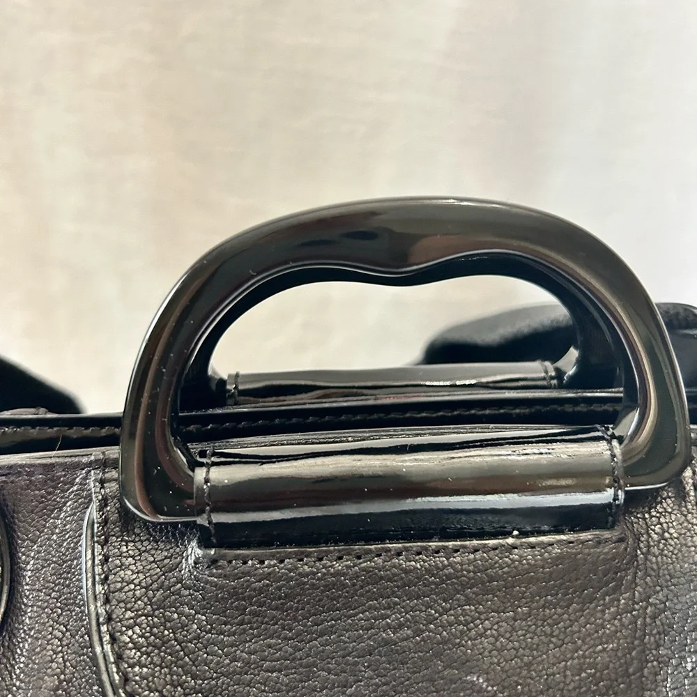 Tracy Reese Black Satchel Bag - Picture 10 of 15